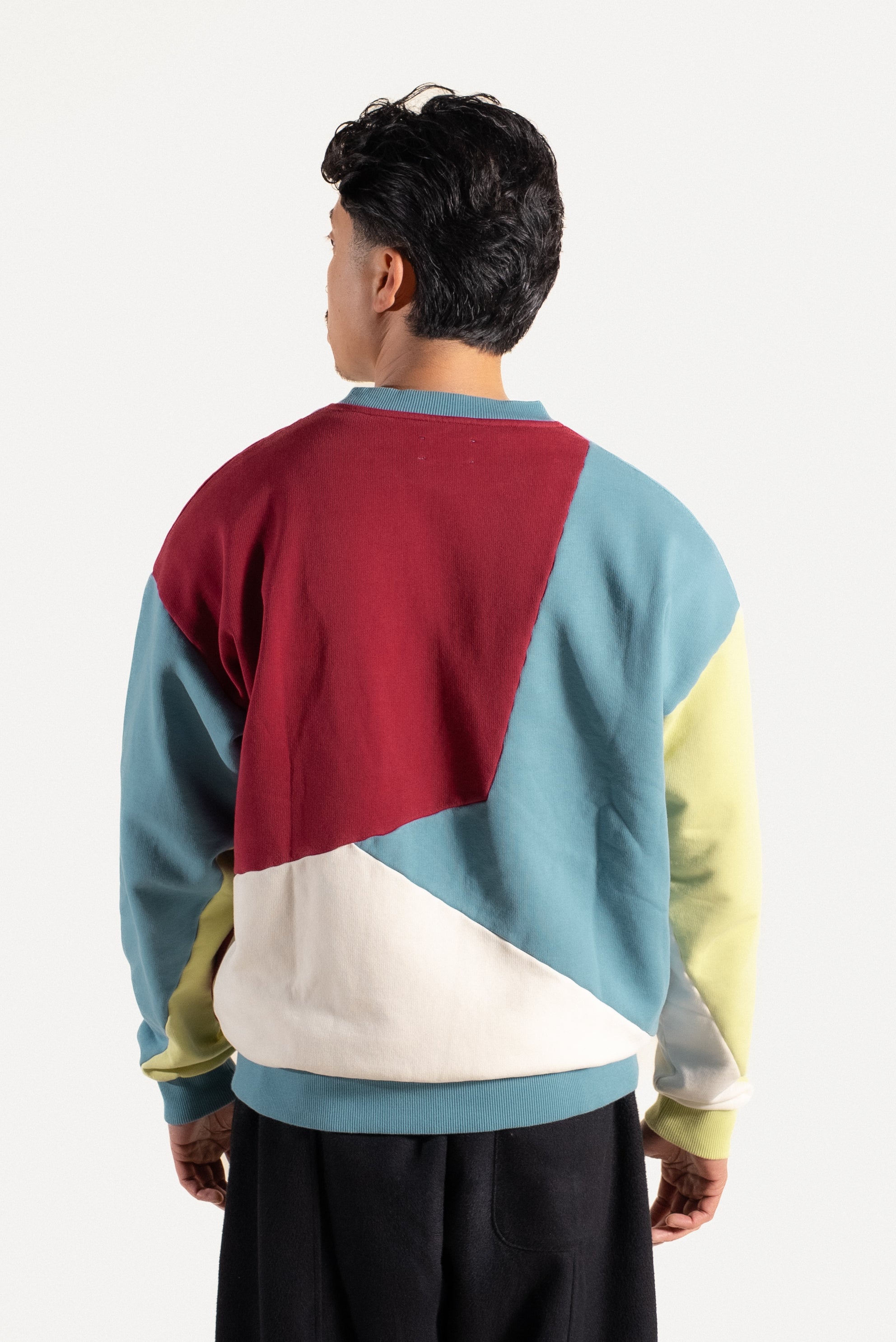 Cadenza Crewneck - Tide / Wine