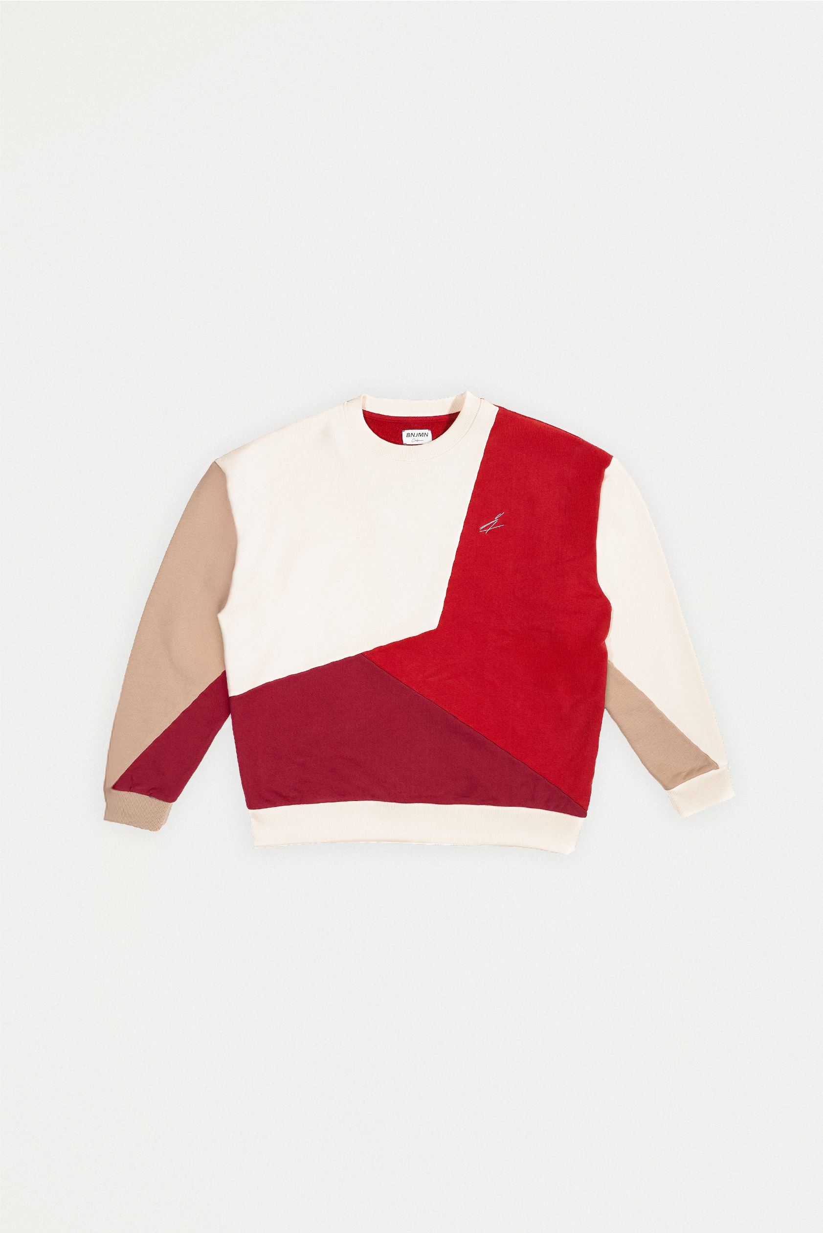 Cadenza Crewneck - Ivory Red